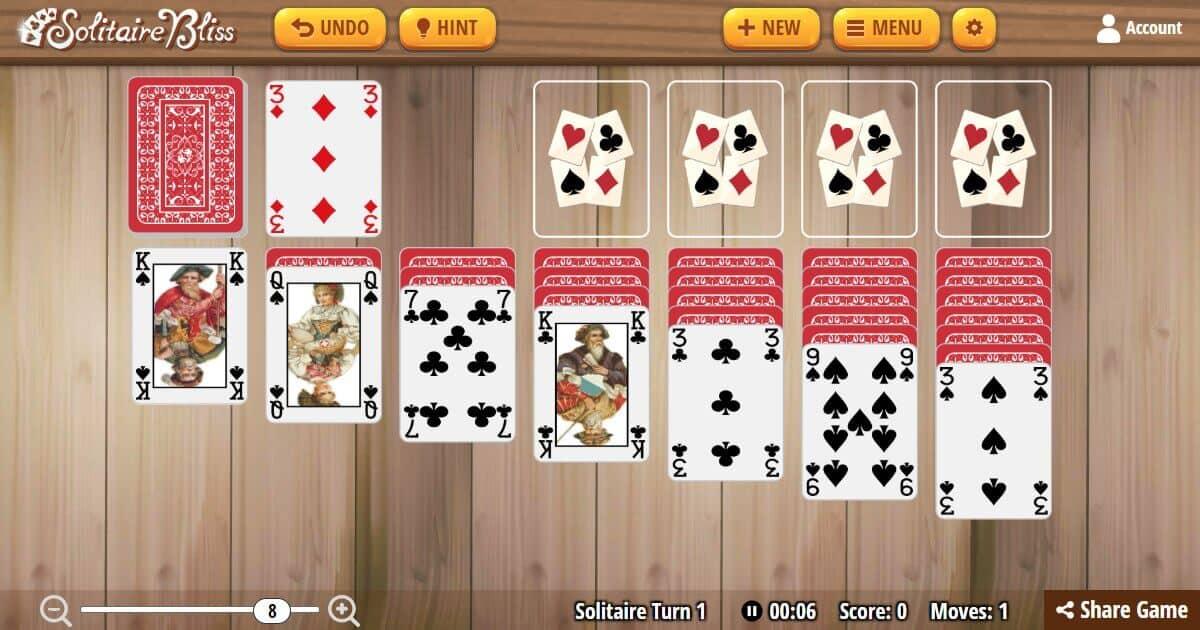 how to start solitaire