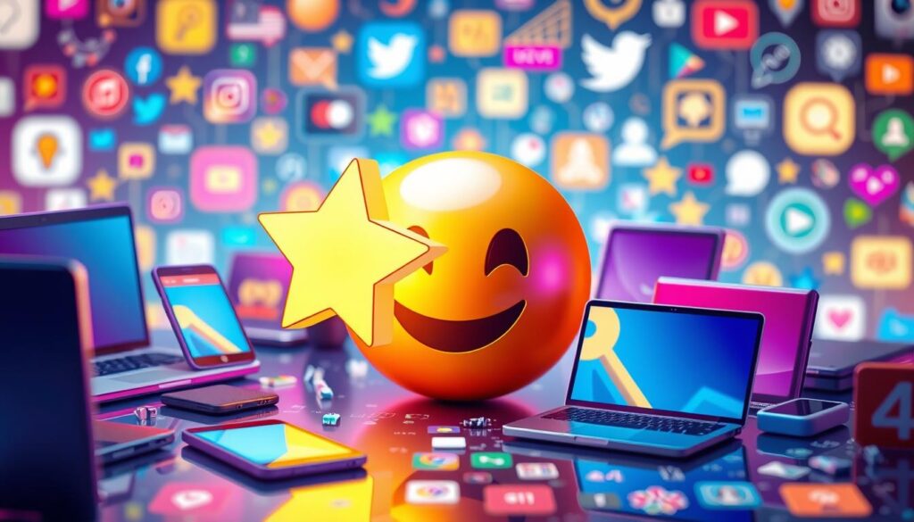 5 star emoji in digital communication