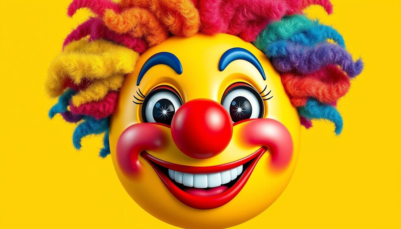 Discover the Fun Clown Face Emoji: Laugh & Share!